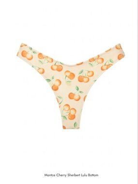 NWT!! Montce Swim Cherry Sherbet Lulu Bottom